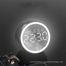 LED Display Temperature Lamp Wireless Bluetooth Speaker with Alarm Clock